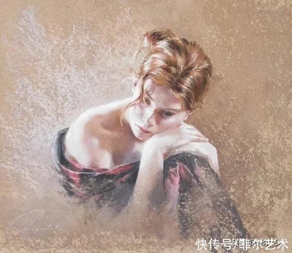 艺术学院$法国女粉彩大师,描绘的女性之美,细腻柔和