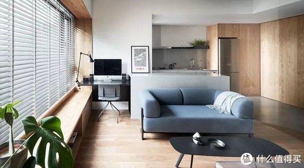 小空间|生活艺术家 篇二十八:成都夫妻的45㎡婚房火了,坚持一体式布局,却有藏不住的高级感