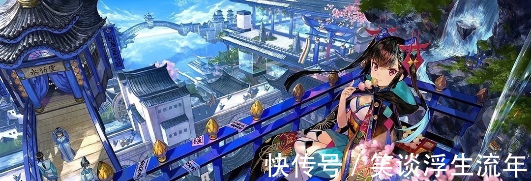 幻想世界#充满幻想世界的插画,用色绚烂绮丽,光影特效很赞