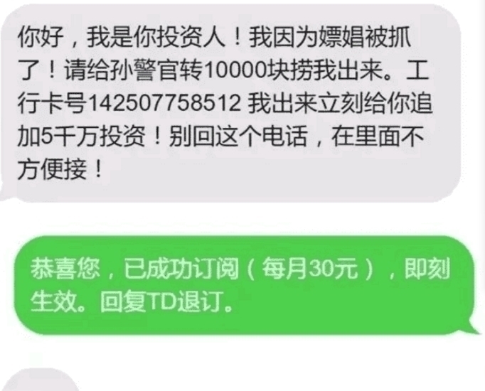 |当诈骗短信遇上段子手,结局笑出猪叫,网友:王者与青铜的对决!