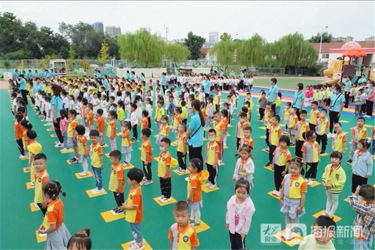 北流幼儿园|我们开学啦丨莱州市前北流幼儿园举行开学典礼