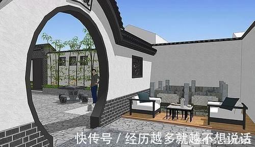 中式|为了孝敬父母,他拆掉300㎡祖宅,自建中式别墅,效果图太美了