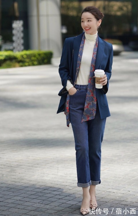 西装裤|果真,穿裤子还是要“露脚踝”才洋气,小个子女生穿搭值得借鉴!