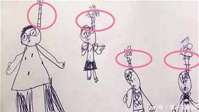 爸妈|萌娃在幼儿园画了“古怪”全家福,老师告知父母,爸妈却笑了