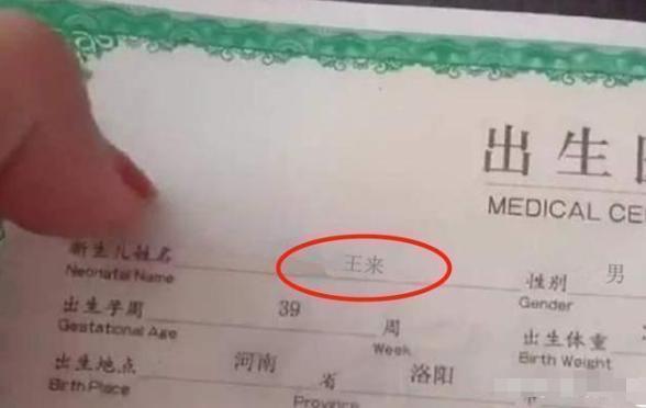 重名率|爸爸给孩子取名“王怀”，护士出生证弄错名字，妈妈看后不怒反喜
