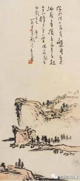  溪山烟雨|国画名家：潘天寿山水画50幅赏析