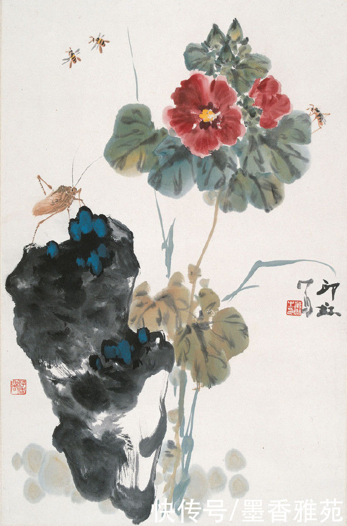 花鸟画|当代画家萧朗精品花鸟画作品欣赏