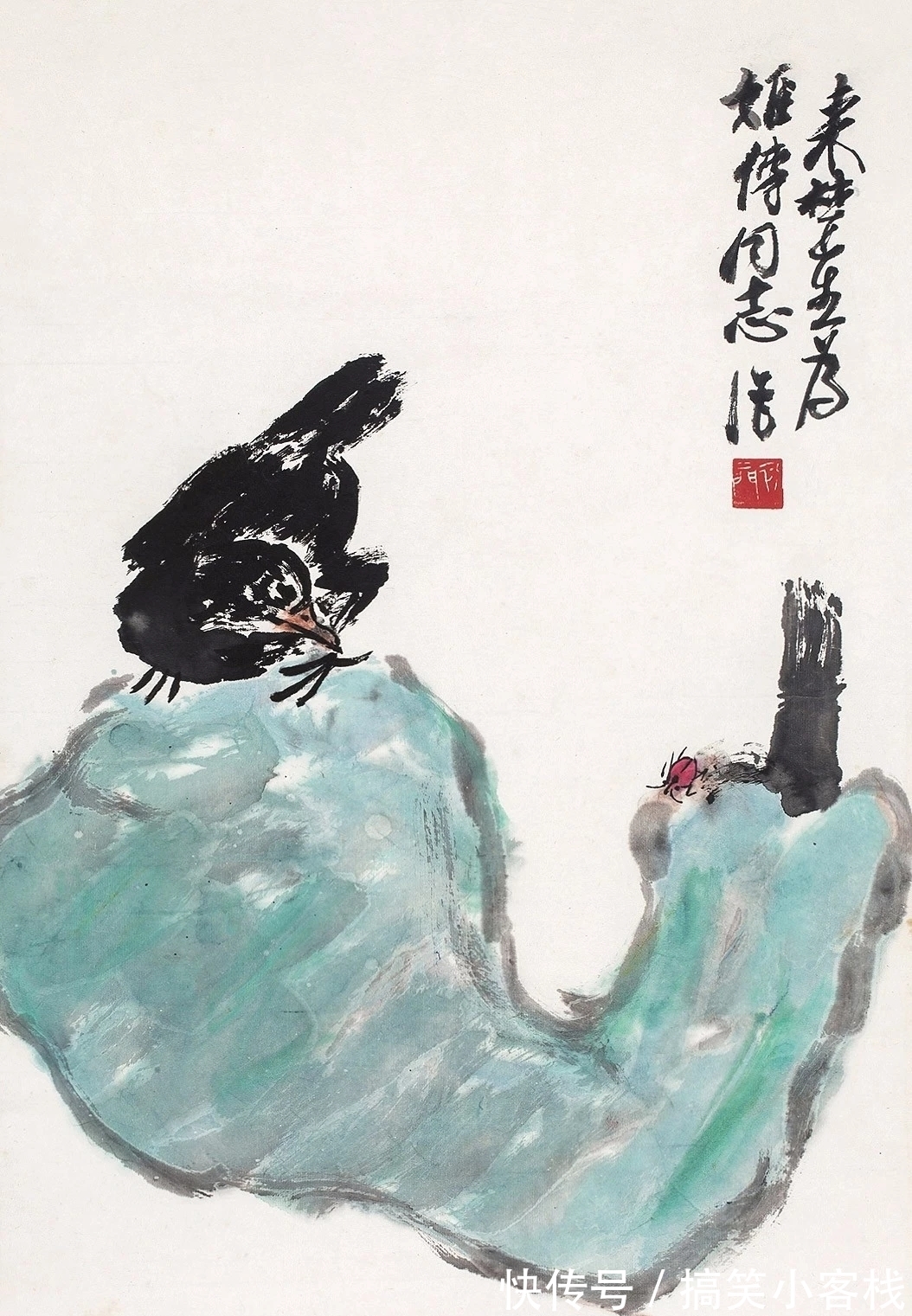 来楚生!老画家的画|来楚生大写意花鸟画