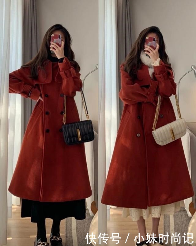 精致女孩秋冬保暖穿搭模板, 即使天气很冷, 还是要保持美丽呀!