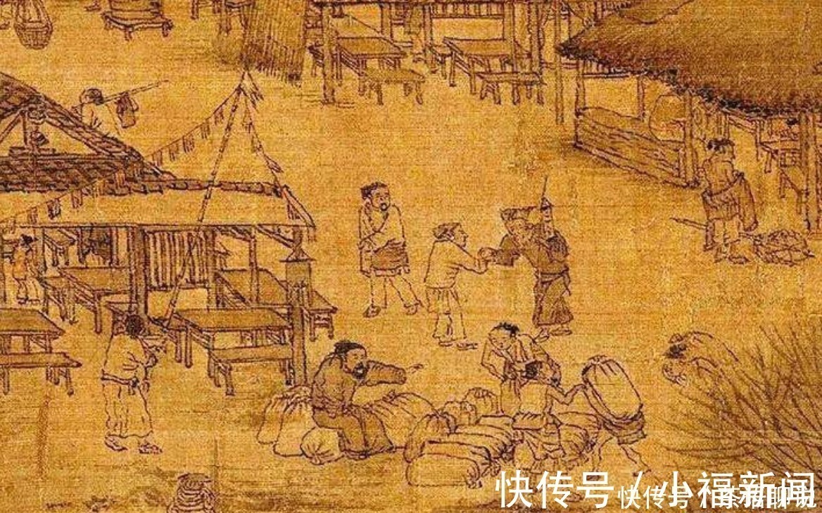 水浒传#清明上河图放大一百倍,发现一奇怪场景,树下睡觉的人在做什么?