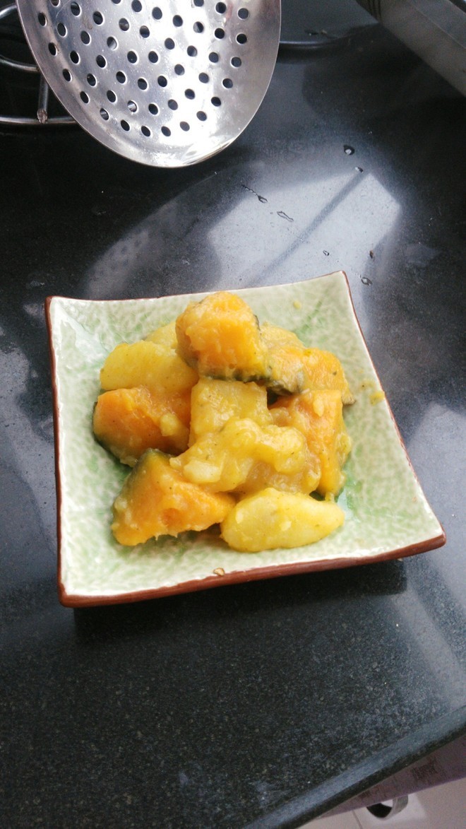南瓜炖土豆