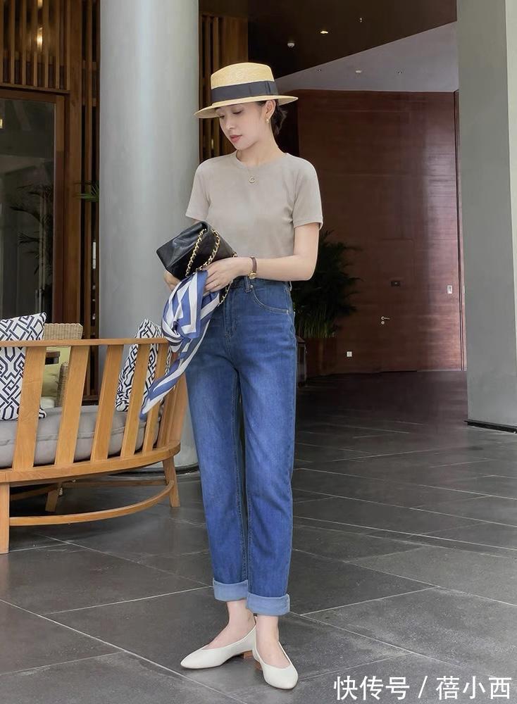 女人|40、50+女人可照搬的“裤装搭配”,掌握3个裤型,演绎简约气质美