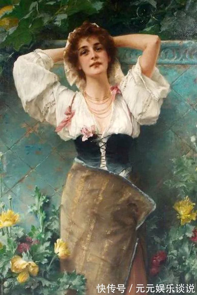 德国$德国画家康拉德笔下 细腻的年轻漂亮女子,真心的美!
