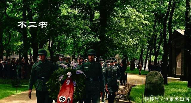 场面|二战上色老照片 在东线疯狂入侵的德军、希特勒生日庆典的场面!