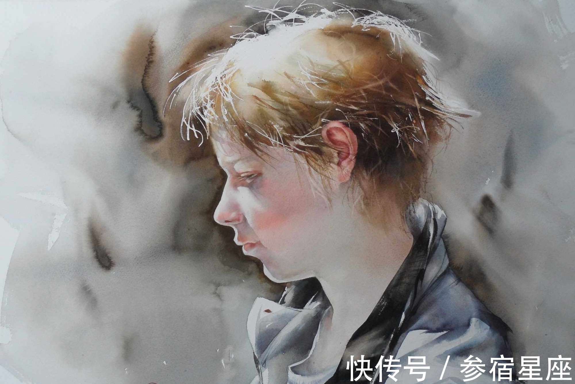 艺术学院$瑰丽唯美,神奇美妙的自然风光——水彩大师伊利亚笔下的水色交融