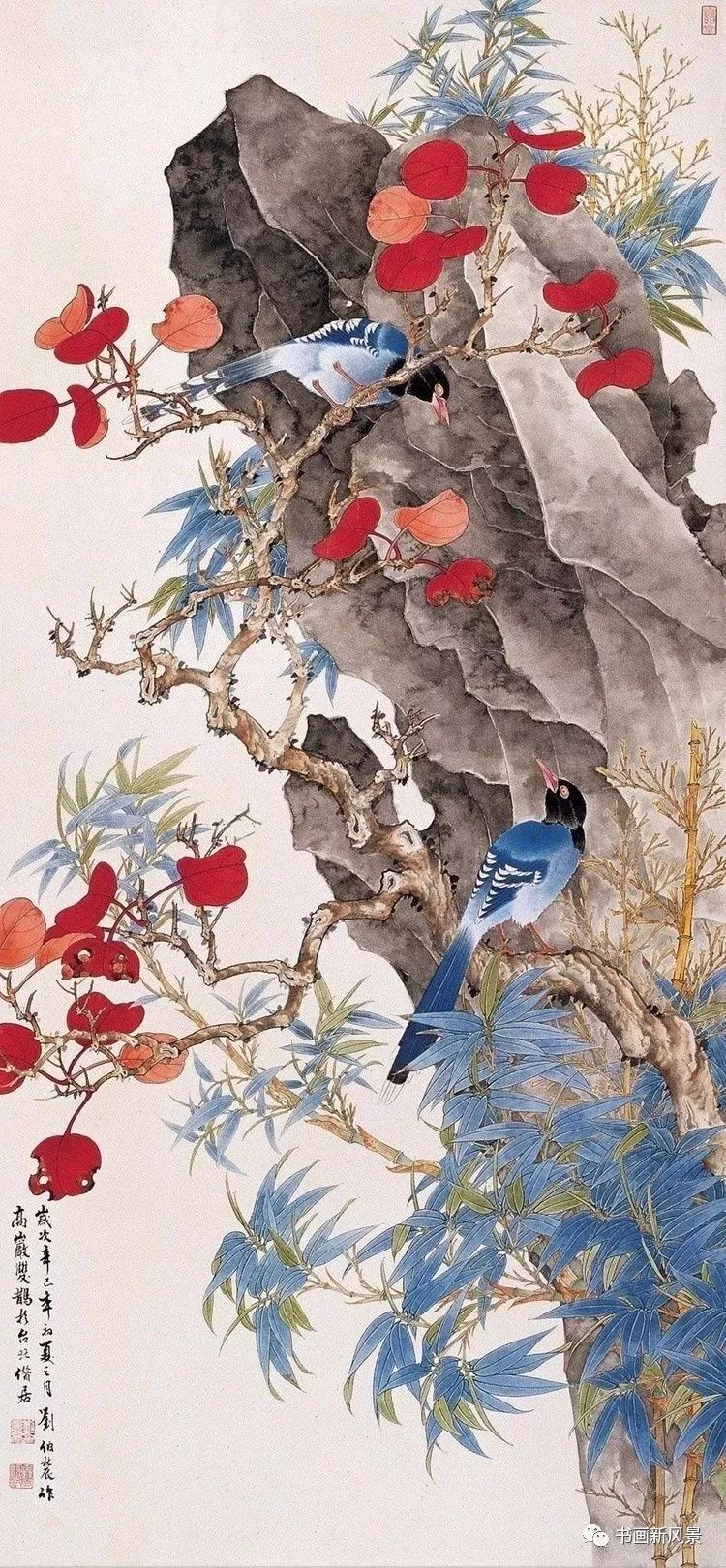 花鸟|刘伯农的花鸟山水，清淡隽秀