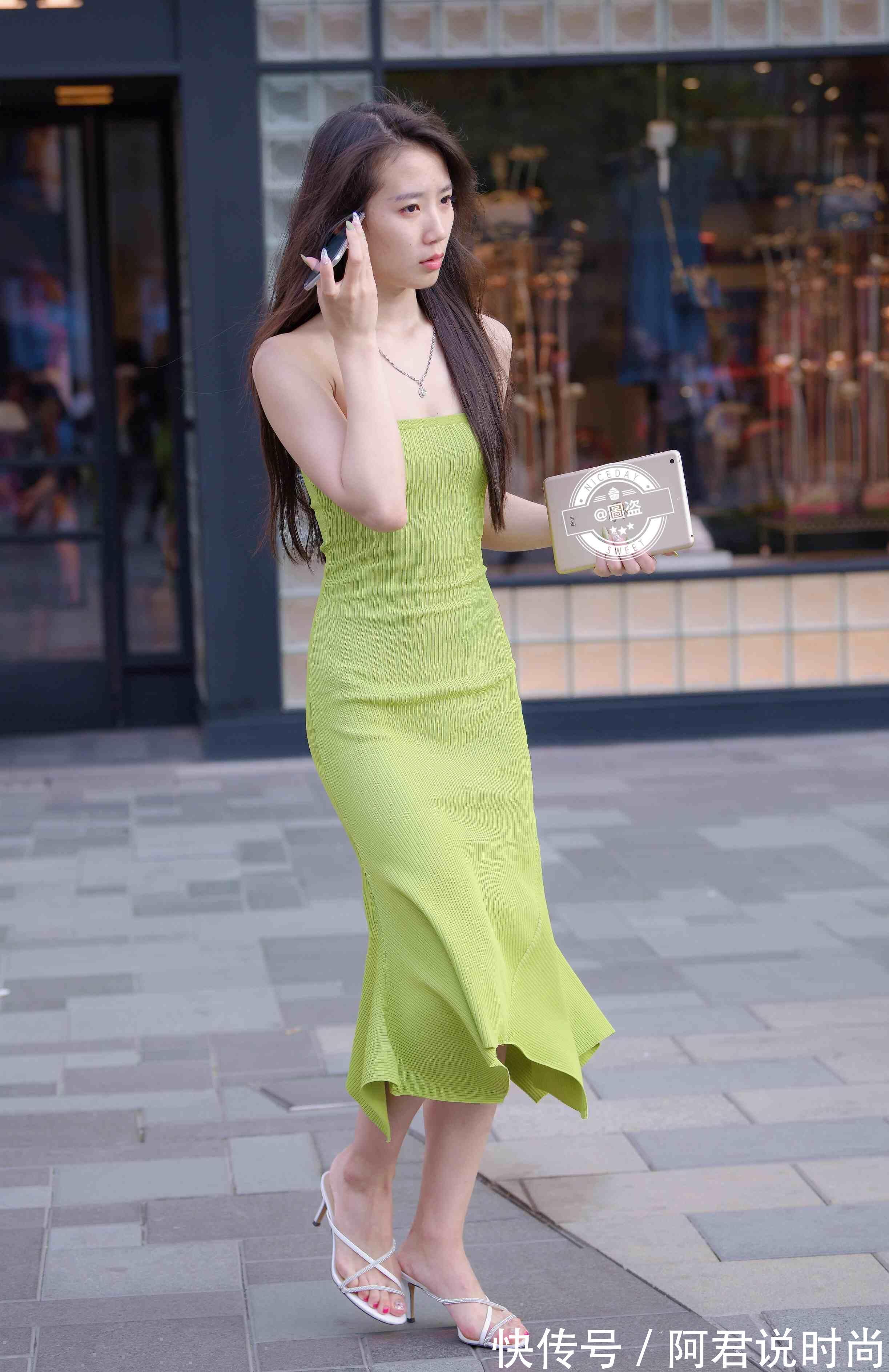 显高显瘦|美丽自信的连衣裙穿搭增添女神气质，你负责优雅就可以，又可外穿
