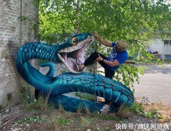 涂鸦$令人惊叹的错觉体验!30个逼真的街头涂鸦艺术太神奇