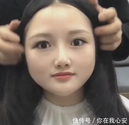 理发店|女孩去理发店,发型师拨开头发时,没忍住笑了