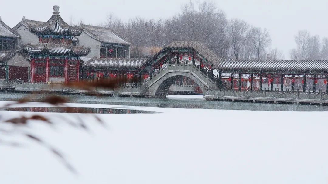 静谧|大美临洮：明园落雪，静谧深沉中国风！