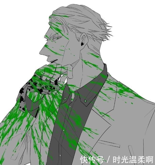 用一个颜色代表《咒术回战》角色，五条悟是蓝色，七海海是绿色