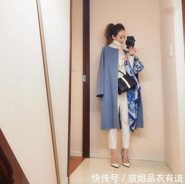 大衣配针织衫虽然经典，但前提是选对裤装，这3种日本博主抢着穿