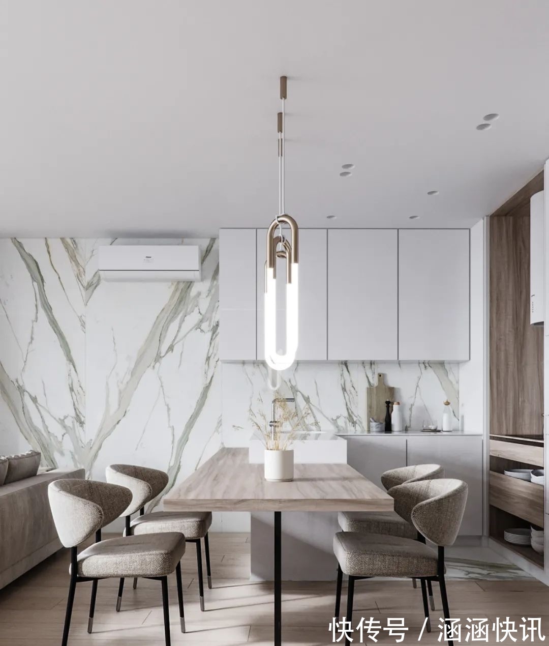 客厅|简约原木风,让家更有温度,全屋简单有格调,没有丝毫俗气