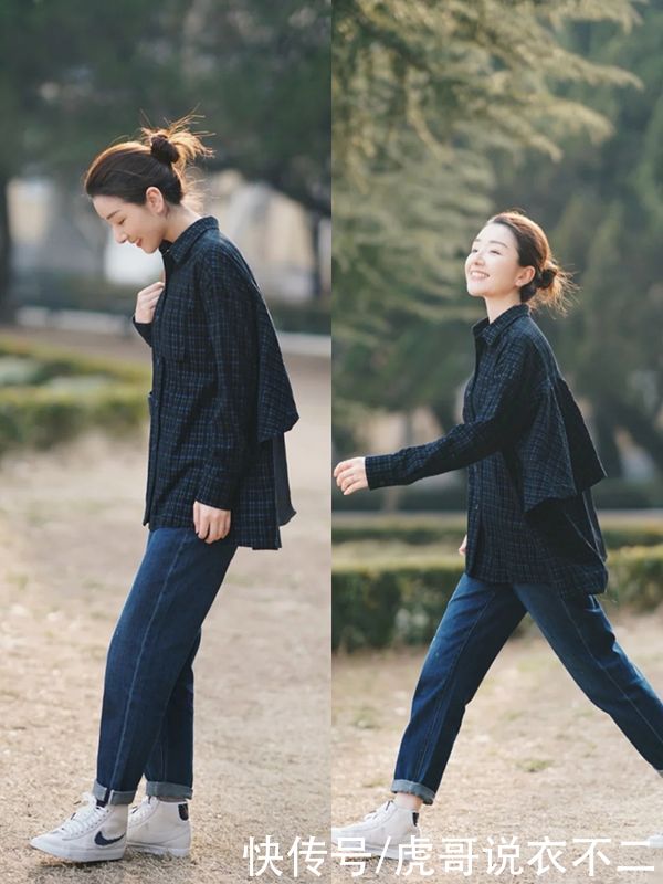 春季穿衣优雅最重要，试试她的搭配方案，轻松打造气质轻熟风