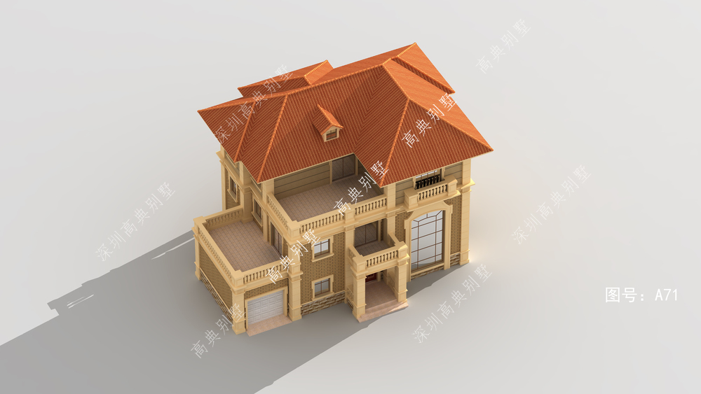 户型|经济实用的欧式别墅户型，精致而美丽，是自建房的首选