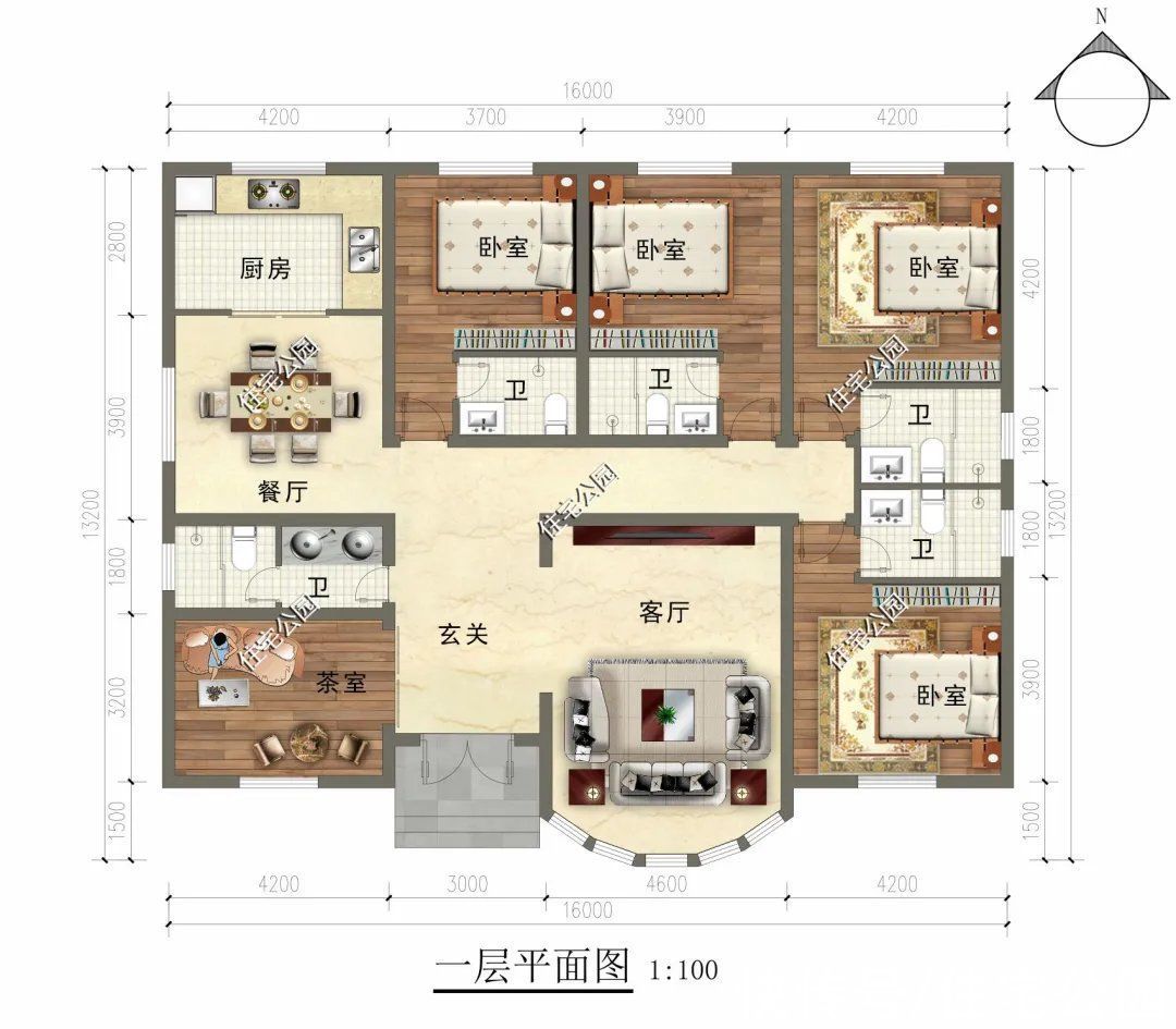 建筑|10套精品一层户型，农村养老房舒适比豪华更重要