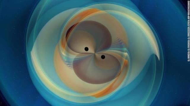 两超级黑洞合并,爆炸能量相当于8个太阳,穿过70亿光年撞击地球