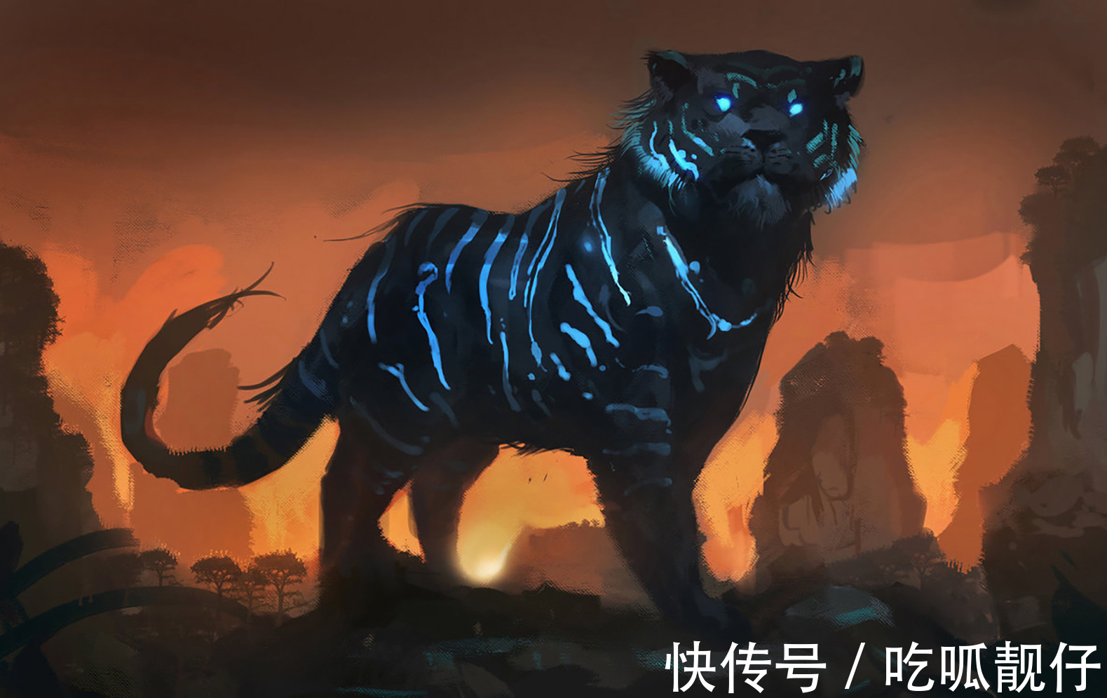 玄坛黑虎&神话传说中“最强悍的六只虎”:赵公明的“玄坛黑虎”无缘前三