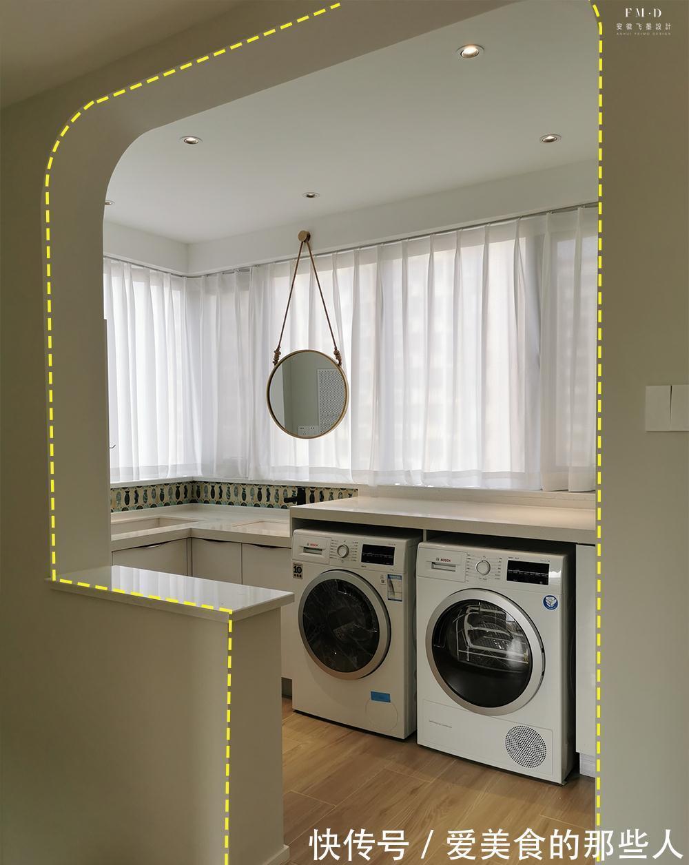 独立|这家挤出4.7㎡，腾出一个独立洗衣房，只为维持一个干净整洁的家