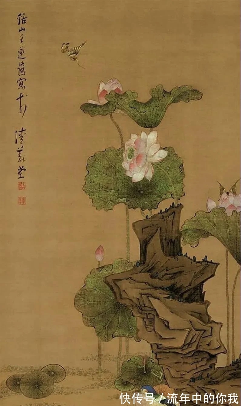 陈老莲$花鸟画|陈老莲画莲,中规中矩,一点不怪异,为什么?