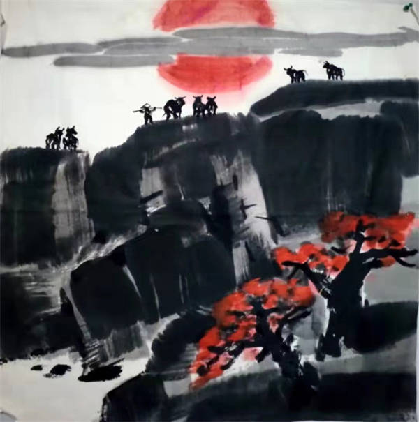 扈恩龄!画家扈恩龄大写意山水作品欣赏