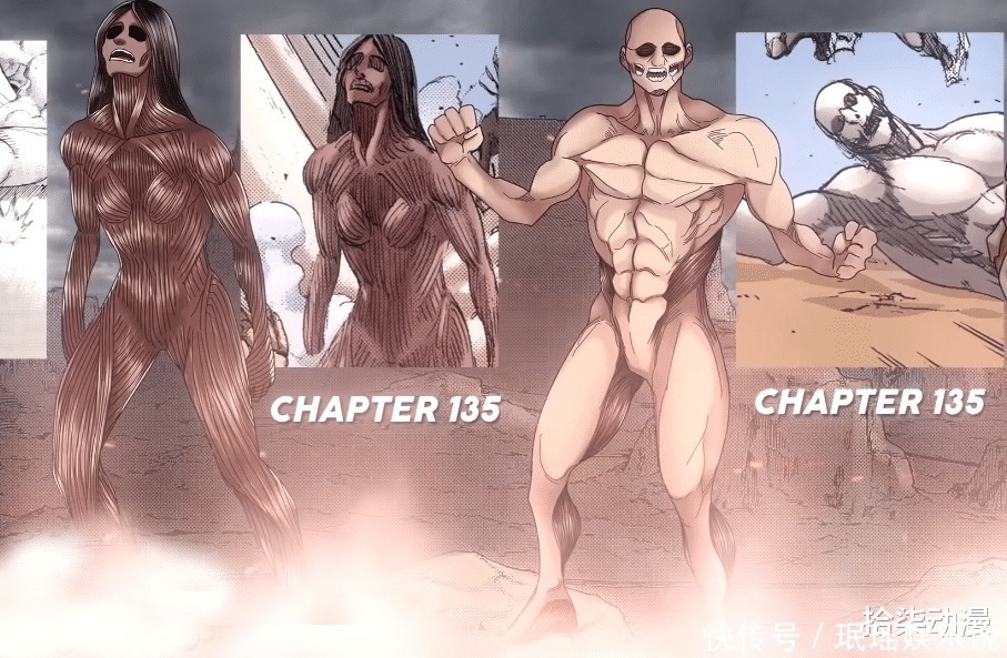 进击的巨人|进击的巨人:历代九大巨人形象,战锤巨人多达7种,铠巨最帅