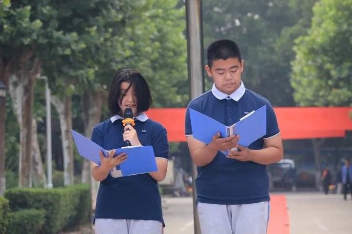 济南历元学校|逐梦扬帆 笑战中考！济南历元学校举行九年级中考出征仪式