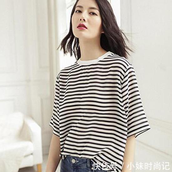 宽松 今年最流行大码修身显瘦真丝T恤,穿上快速显白又显高