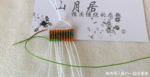 白线|五彩南美蜡线编个小挂饰,出彩了DIY绳结编织,附编绳教程