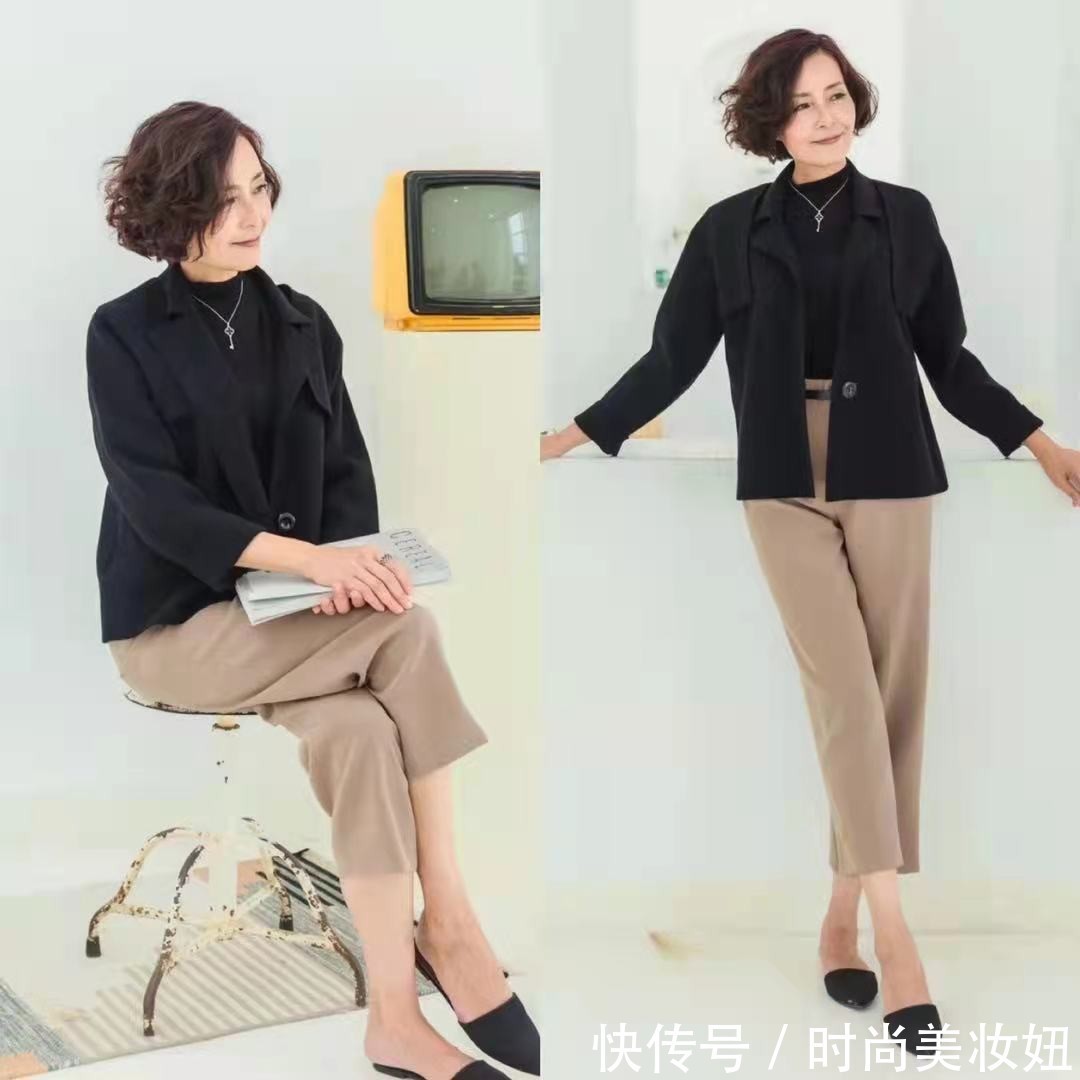 气质|这才是中年妈妈该有的穿搭,端庄优雅又高级,每套都很显气质