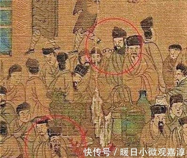 赵希鹄@又见穿越者实锤？500年前一幅画放大10倍，竟发现一个眼镜男？