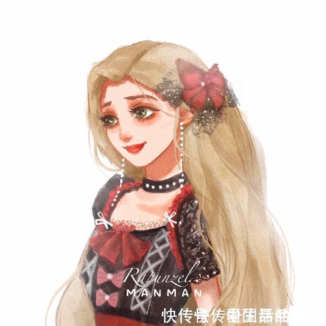 爱洛公主|“经典款洛丽塔”穿身上,迪士尼公主秒变温柔风,艾莎都丢了霸气