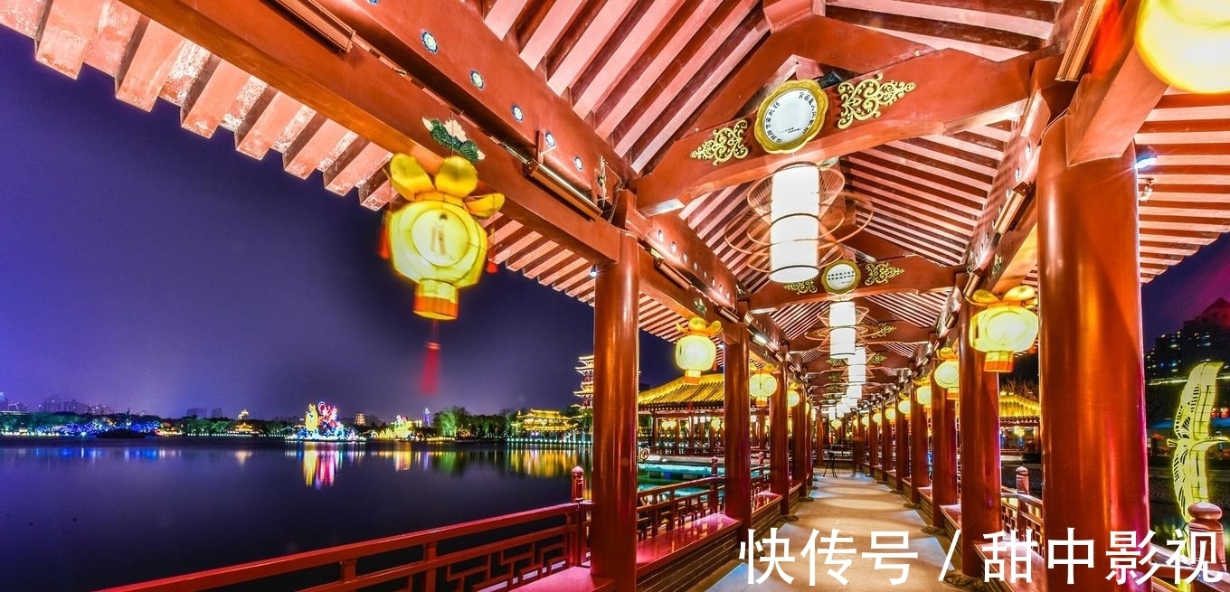 繁华|西安最美夜景：灯火辉煌的热闹街景，重现昔日的大唐盛世！