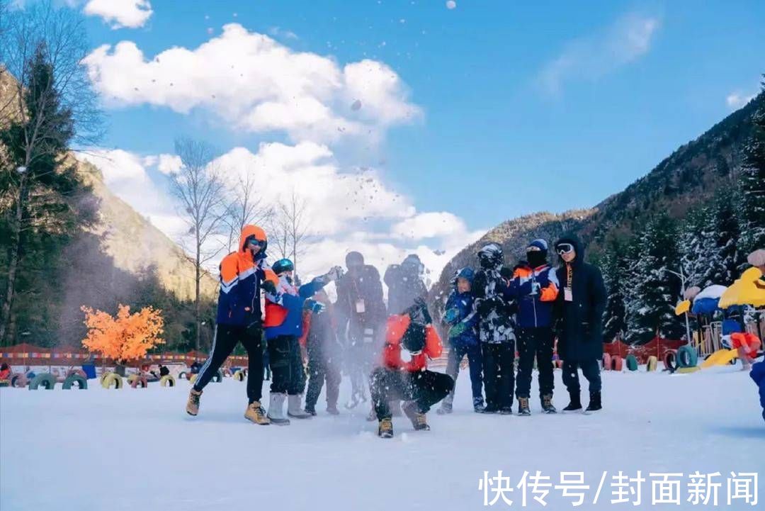 四川|探访四川阿坝孟屯河谷滑雪场 380米滑雪道让游客尽情穿梭