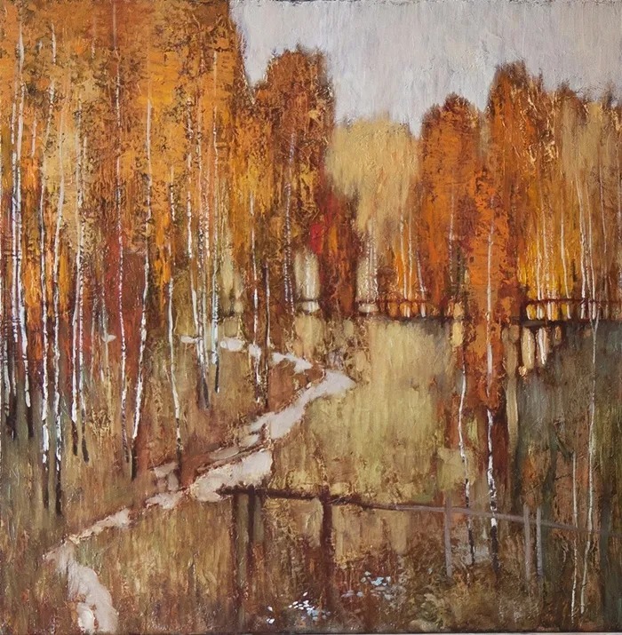 笔触@笔触率性,优雅朦胧的风景油画,迷人!