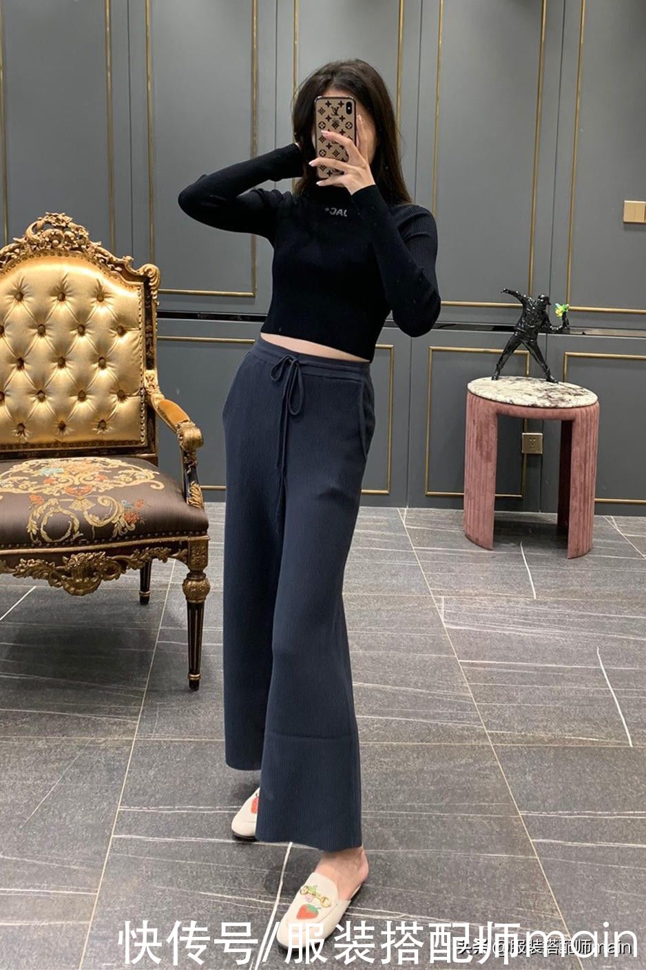 不穿不知道，原来“针织裤”可以让我的腿看起来又长又直