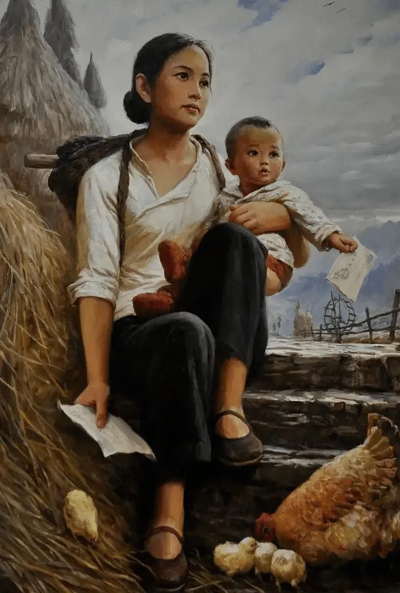 一代人|绝对硬实力,火遍全球的油画作品,承载了一代人的深刻记忆,张张感人至深~