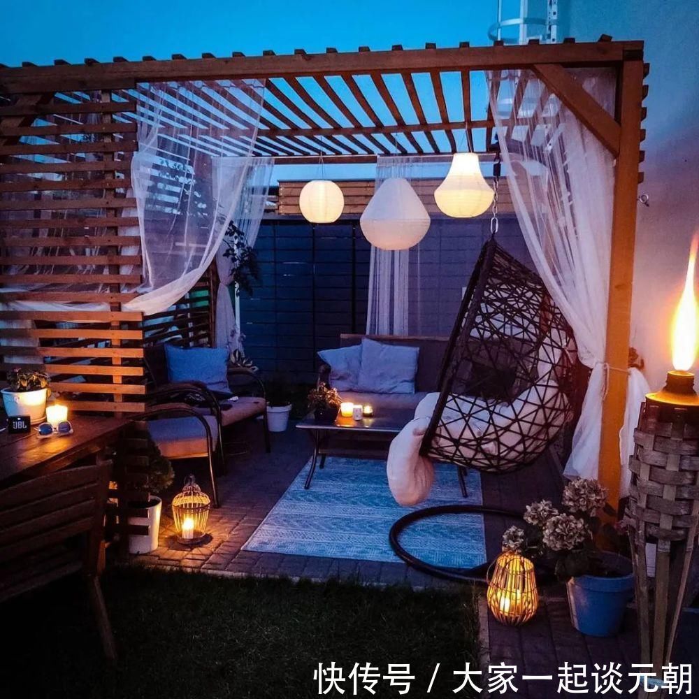 花园|25款花园灯光案例,用一缕柔和而诱人的光泽,打造浪漫唯美花园