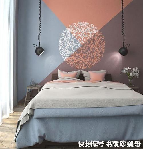 床头|现在不流行床头柜了在床后打排柜子,向外延伸还能多做个书桌