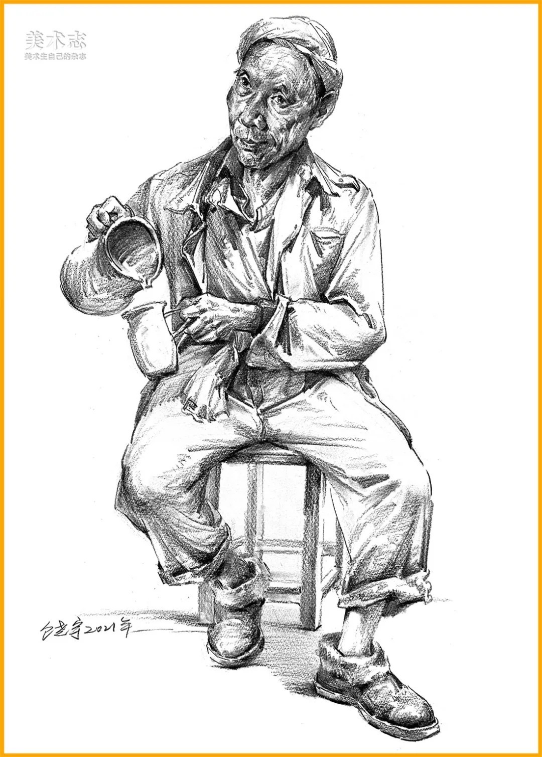 老师&想画好速写就要多发现生活中的美和感人瞬间!